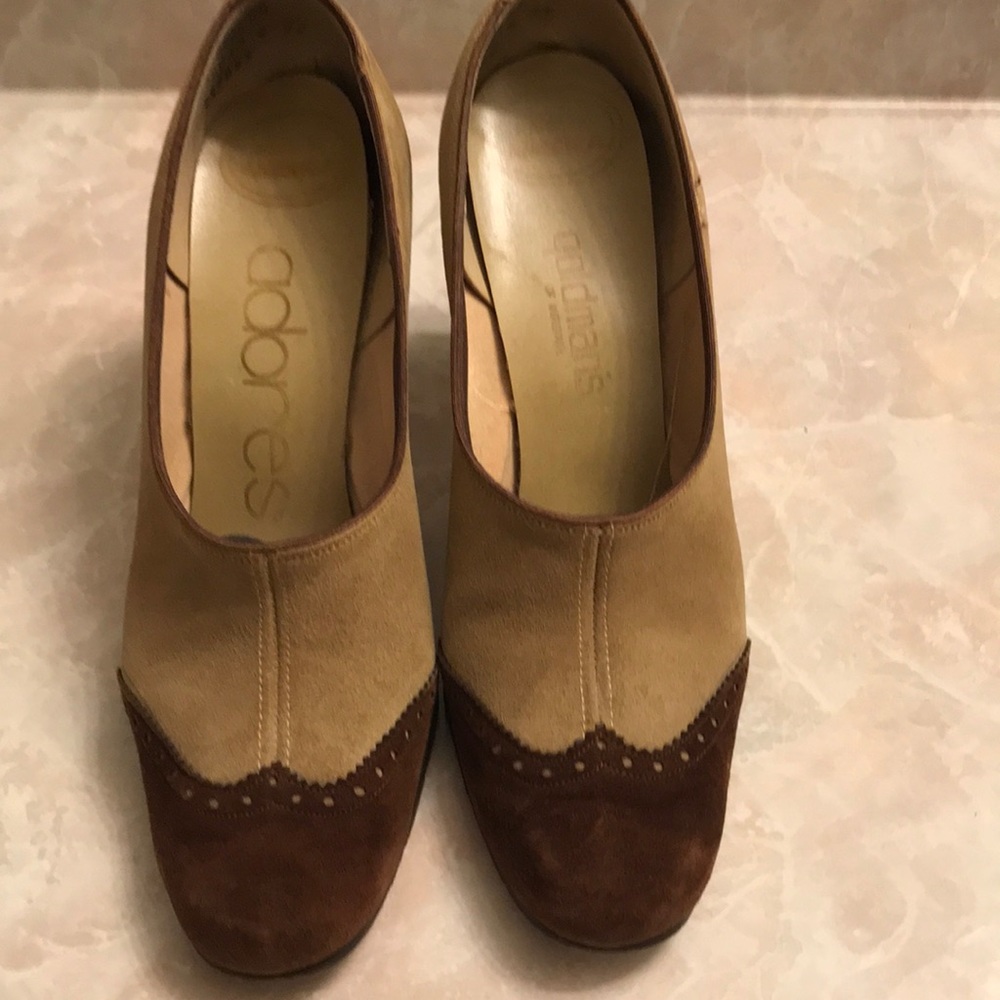 Vintage Suede Heels